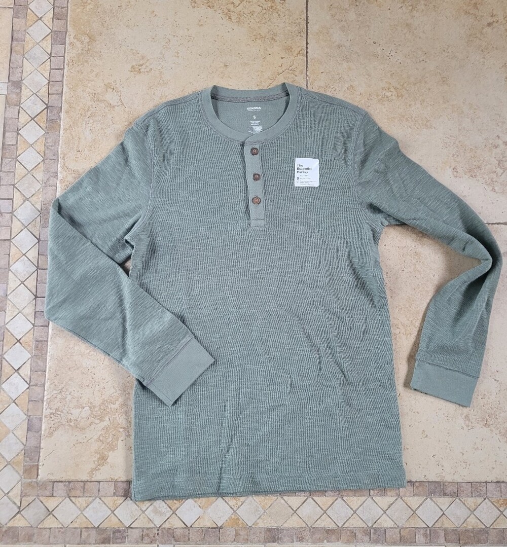 Men's Sonoma Ribbed Henley